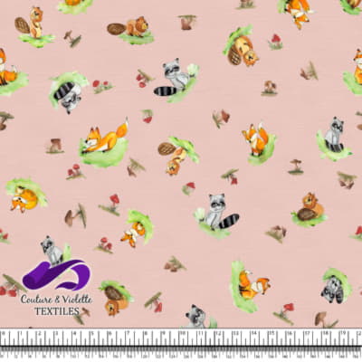 Smalls animals - Woodland animals - Pink cloud