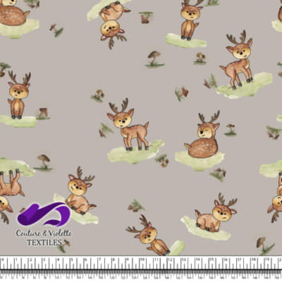 Smalls animals - Deers - Silver cloud