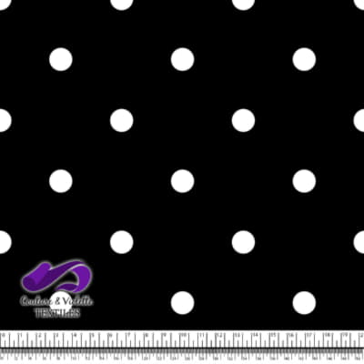 The Pink Doll - Pois blancs - Noir