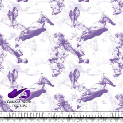 Vapeur - Violet sur fond blanc