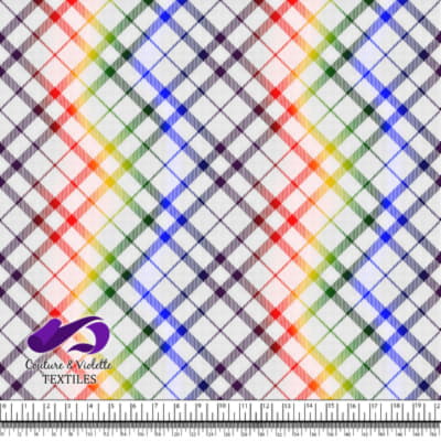 Pride 2023 - Plaid - Blanc