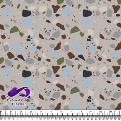 Terrazzo - Chunks London Classic - Silver cloud