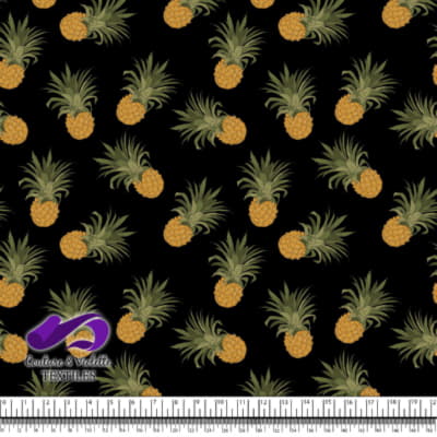 Tropical - Ananas - Noir