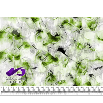 Encre - Vert avec accents noirs