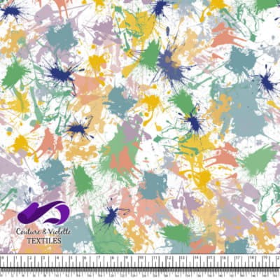 Paon Elisabeth - Splash - Blanc