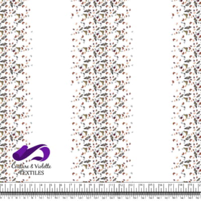 Papillon - Bordure - Blanc