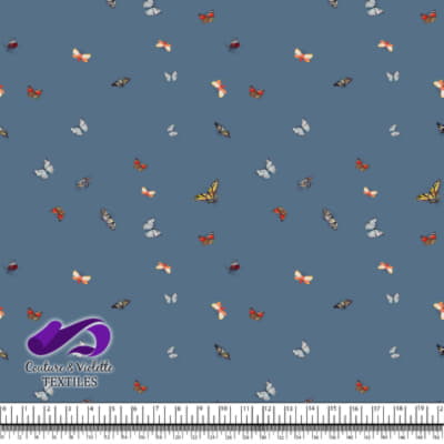 Papillons - Minimaliste - Dusty blue