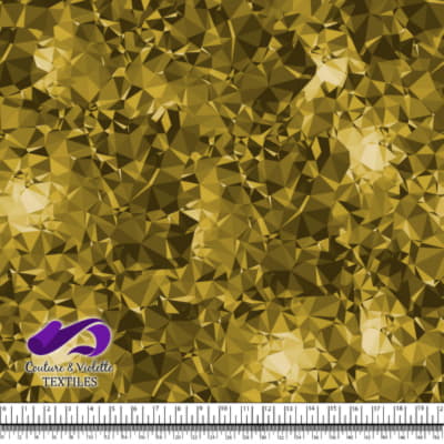 Texture Géo - Jaune Cristal