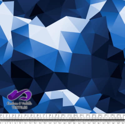 Texture Géo - Triangle Bleu