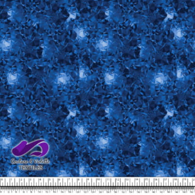 Texture Géo - Bleu Cristal