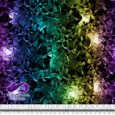 Texture Géo - Arc-en-ciel cristallin