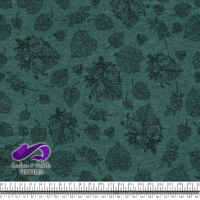 Monstera - Outline black - Gibson green