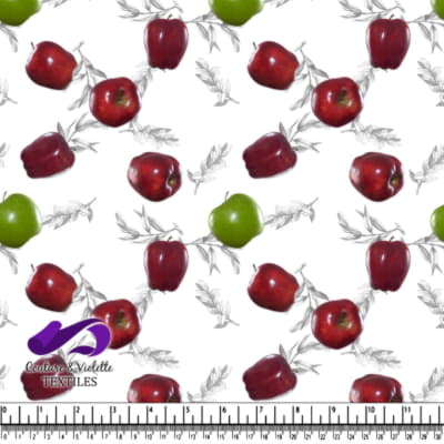 Salade de fruits - Pommes - Blanc