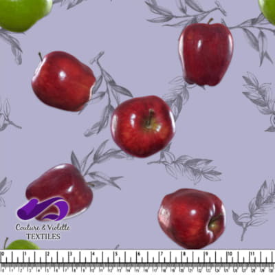 Salade de fruits - Pommes - Dusty Lilac